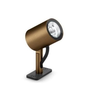 Lombardo Ago Garden 65°LED 3K Brown Anodized Aluminium Buiten Prikspots bruin-1