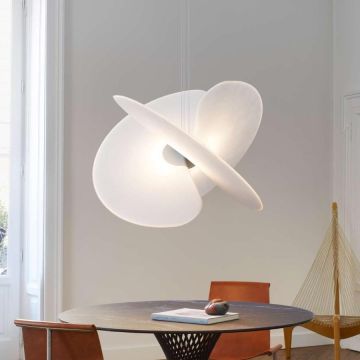 Luceplan Levante Small phase cut Hanglamp wit-1