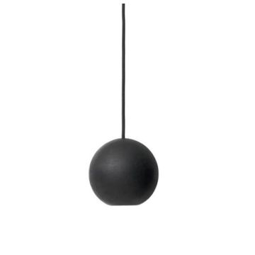 Mater Liuku Ball - Matt Lacquered Hanglamp zwart-1