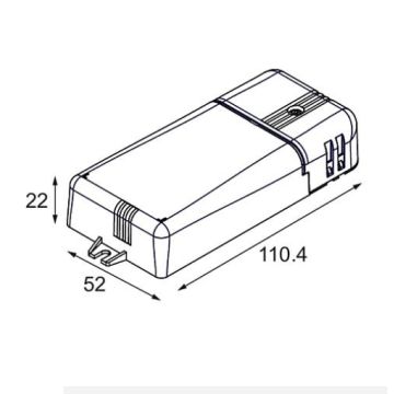Modular LED driver 250-900mA 13-20W 0/1-10V/pushdim AM/PWM Trafo's  ballast-1