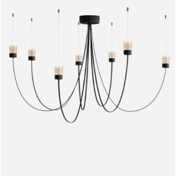 Moooi Gravity Chandelier 7 25W 2614K 1434 lm Hanglamp zwart-1
