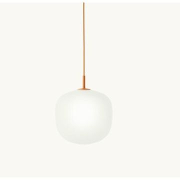 Muuto Rime 25Ø Orange Hanglamp wit-1