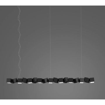 Oblure Blockhain 17 9 x 3W LED Trailing edge driver 3000K Hanglamp zwart-1
