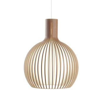 Secto Design Octo 4240 pendant lamp Natural Birch Hanglamp lichtbruin-1