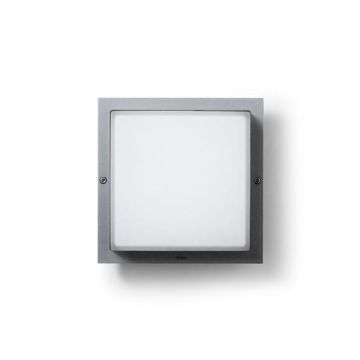 Simes Zen Square LED 930 CP 230V Phase cut Wand Tuinverlichting  donkergrijs-1