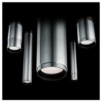 Flos Architectural Tubular Bells 2, 230v Plafondlamp zwart