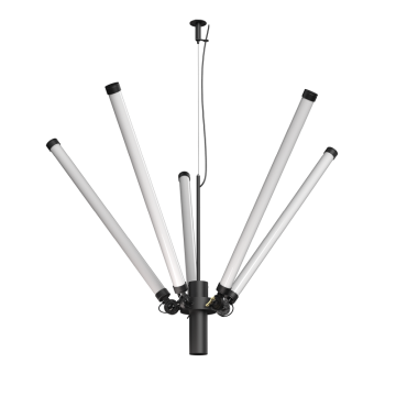 Tonone MR. TUBES LED Chandelier 2700K Hanglamp zwart-1
