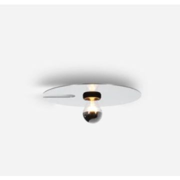 Wever & Ducré Mirro 1.0 Blk Matt + Glossy Alu Plafondlamp zwart-1