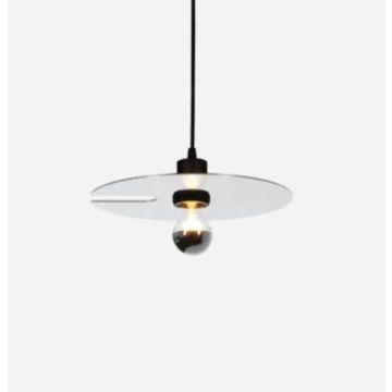 Wever & Ducré Mirro 1.0 Suspension Blk Matt + Glossy Alu Hanglamp zwart-1
