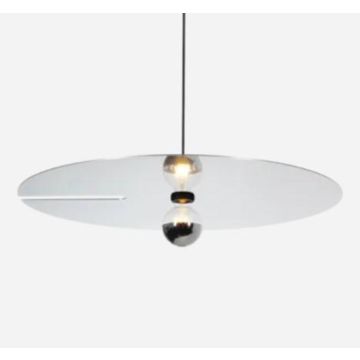 Wever & Ducré Mirro 3.0 Suspension Blk Matt + Glossy Alu Hanglamp zwart-1
