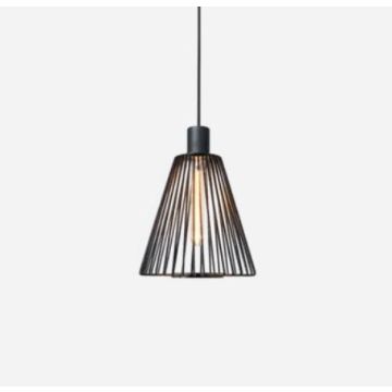 Wever & Ducré WIRO 1.0 CONE CEILING SUSP E27 B 2.6m cable Hanglamp zwart-1