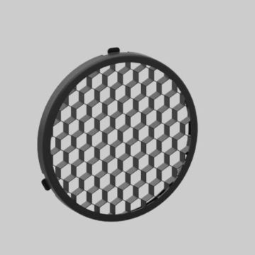 XAL HONEYCOMB LOUVER Technische Accessoires zwart-1