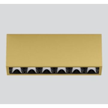 XAL UNICO L6 basic ceiling 3000 K CRI 90 DALI-2 IP20 2682lm 49° Plafondlamp goud/messing-1